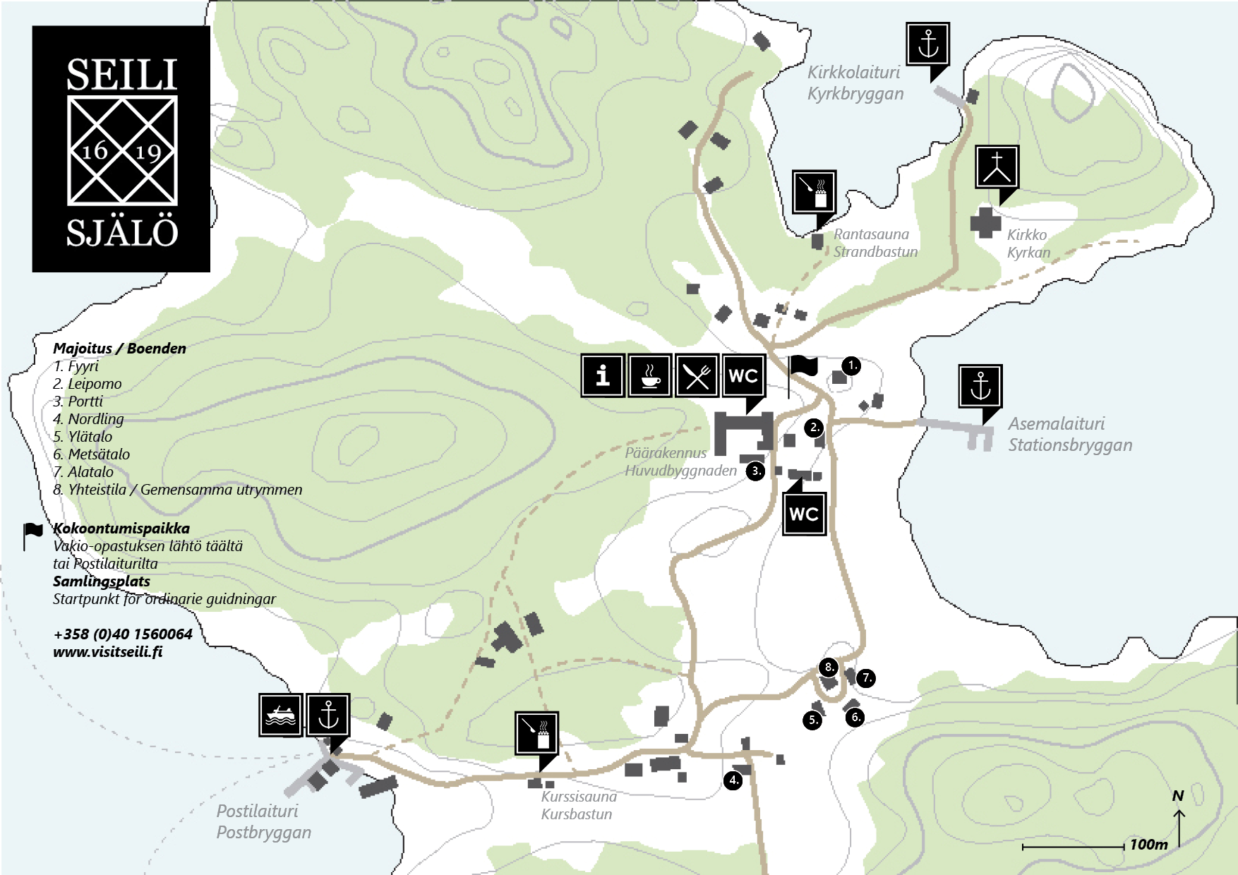 Visit Seili - Kartta